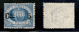 SAN MARINO - POSTA ORDINARIA - 1892 - 5 Cent Su 10 Stemma (8) - Usato - Andere & Zonder Classificatie