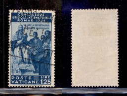 VATICANO - POSTA ORDINARIA - 1935 - 1,25 Lire Congresso Giuridico (46) - Usato (75) - Autres & Non Classés