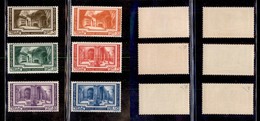 VATICANO - POSTA ORDINARIA - 1938 - Archeologia (55/60) - Serie Completa - Gomma Integra - Diena (225) - Other & Unclassified