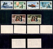 ESTERO - BRITISH ANTARTIC TERRITORY - 1969/1972 - Commemorativi (20/23 + 43/44) - 2 Serie Complete - Gomma Integra (25) - Sonstige & Ohne Zuordnung