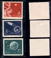 ESTERO - CINA - 1958 - Sputnik (407/409) - Serie Completa - Nuovi (24) - Sonstige & Ohne Zuordnung