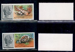 ESTERO - COOK ISLANDS - Aiutaki - 1975 - Fauna Marina (137/138) - Serie Completa - Gomma Integra (42) - Autres & Non Classés