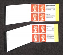 ESTERO - GRAN BRETAGNA - 1988/1989 - Folded Booklets 4 X 19p (GD3 + GD$) - 2 Libretti - Nuovi - Sonstige & Ohne Zuordnung