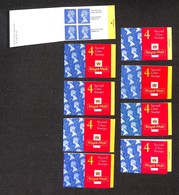 ESTERO - GRAN BRETAGNA - 1993/1997 - Folded Booklets 4 X 2nd Class Bright Blue - 9 Libretti - Nuovi - Autres & Non Classés