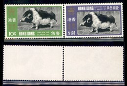 ESTERO - HONG KONG - 1971 - Anno Del Maiale (253/254) - Serie Completa - Gomma Integra (50) - Briefe U. Dokumente