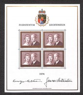 ESTERO - LIECHTENSTEIN - 1974 - Minifoglio Principi (614) - Gomma Integra (65) - Andere & Zonder Classificatie