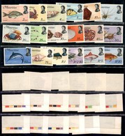 ESTERO - MAURITIUS - 1969 - Fauna Marina (331X/348X) - Serie Completa - Gomma Integra (36) - Other & Unclassified