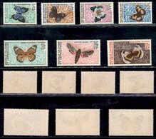 ESTERO - NUOVA CALEDONIA - 1967 - Farfalle (438/444) - Serie Completa - Gomma Integra (75) - Autres & Non Classés