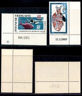 ESTERO - POLINESIA FRANCESE - 1969 - Pesca (94/95) - Serie Completa Angolo Di Foglio - Gomma Integra (100+) - Autres & Non Classés