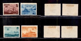 ESTERO - ROMANIA  - 1931 - 50 Anni Flotta (402/405) - Serie Completa - Gomma Originale - Sonstige & Ohne Zuordnung