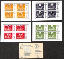 ESTERO - SVEZIA  - 1974 - Foglietti Esp. Filatelica Stoccolma (Block 2/5) - Serie Completa + Biglietto D'entrata - Nuovi - Sonstige & Ohne Zuordnung