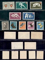 ESTERO - SVIZZERA - 1950 - Pro Patria + Pro Juventute (545/554) - 2 Serie Complete - Gomma Integra (40) - 1843-1852 Kantonalmarken Und Bundesmarken