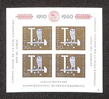 ESTERO - SVIZZERA - 1960 - Foglietto Pro Patria (Block 17) - Gomma Integra - 1843-1852 Kantonalmarken Und Bundesmarken