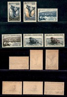 ESTERO - TERRES AUSTRALES ET ANTARTIQUES FRANCAISES - 1956 - Pinguini E Leoni Marini (2/7) - Serie Completa - Gomma Inte - Sonstige & Ohne Zuordnung