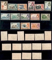 ESTERO - TRISTAN DA CUNHA - 1954 - QE II E Vedute (14/27) - Serie Completa - 1/2 Pence E 6 Pence Linguellati Il Resto Go - Sonstige & Ohne Zuordnung