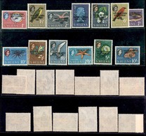 ESTERO - TRISTAN DA CUNHA - 1963 - Soprastampati (55/67) - Serie Complete - Gomma Integra (35) - Sonstige & Ohne Zuordnung