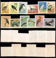 ESTERO - VIETNAM - 1963/1966 - Uccelli (275/280 + 456/461) - 2 Serie Complete - Nuovi Senza Gomma (46) - Other & Unclassified