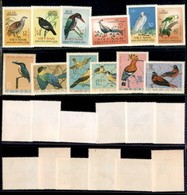 ESTERO - VIETNAM - 1963/1966 - Uccelli (275/280 + 456/461) - 2 Serie Complete - Nuovi Senza Gomma (46) - Andere & Zonder Classificatie