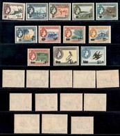 ESTERO - VIRGIN ISLANDS - 1962 - Soprastampati (124/135) - Serie Completa - Gomma Integra (30) - Other & Unclassified