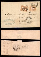 VARIE  - VARIE  - Lloyd Agenzie Smirne 27/5 - Lettera Per Milano Tassata In Arrivo (Segnatasse 7 Difettoso A Destra +8)  - Prephilately