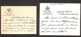 VARIE  - VARIE  - 1932 - Due Biglietti Del "Comando Artiglieria Del Corpo D'Armata Di Milano" - Prephilately