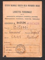 VARIE  - VARIE  - 1936 - Libretto Di Previdenza Sociale - Precursores