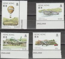 HONG KONG - 1984 Planes. Scott 423-426. MNH ** - Unused Stamps