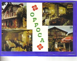 Carte Postale 64. Aïnhoa  Café Restaurant OPPOCA  Très Beau Plan - Ainhoa