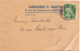 Wikkel Brochure - Bandelette D'enveloppe - Librairie Miette Bruxelles - 1945 - Streifbänder