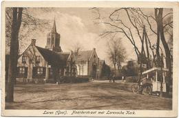 The Netherlands, Laren, Naarderstraat Met Larensche Kerk, Street Scene, Old Postcard - Laren (NH)