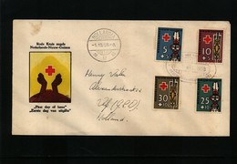 Netherlands New Guinea 1958 Red Cross Hollandia Postmark FDC - Nuova Guinea Olandese