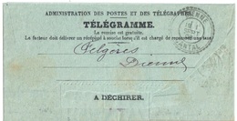 DIENNE Cantal Télégramme Ob 1 9 1906 Ob Recette Distribution Type FB84 Lautier B2 - Lettres & Documents