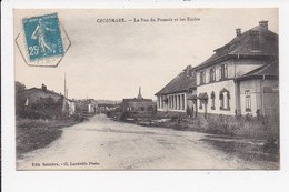 CPA 54 CROISMARE La Rue Du Pressoir Et Les écoles - Other Municipalities