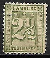 HAMBOURG    -   1864 .  Y&T N° 12 (*) - Hamburg