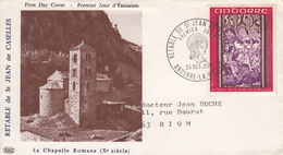 Deux (2) Lettres FDC  St-Jean De Caselles & Maison Des Vallées 18.9.70 & 18.9.71 - Briefe U. Dokumente