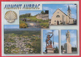 CPM-48-AUMONT-AUBRAC -Multivues, Le Loup, Vue Aérienne* SUP**2 SCANS - Aumont Aubrac