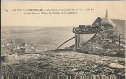 Delcampe - Yvelines : Vallée De Chevreuse, Vue Prise Du Haut Des Tours Du Chateau De La Madeleine - Chevreuse