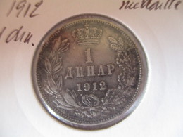 Serbie 1 Dinar 1912 - Servië