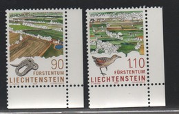 LOT 39 - LIECHTENSTEIN N° 1131/1132   **-  EUROPA RESERVES ET PARCS NATURELS - SERPENTS - OISEAU - 1999