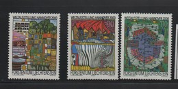 LOT 39 - LIECHTENSTEIN N° 1176/1178 **-  EXPOSITION UNIVERSELLE HANOVRE -cote 7 € - 2000 – Hanovre (Allemagne)