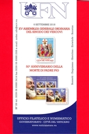 Nuovo - VATICANO - 2018 - Bollettino Ufficiale - Sinodo Dei Vescovi - Padre Pio - BF 08 - Lettres & Documents