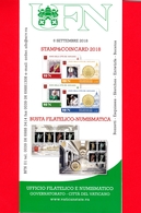 Nuovo - VATICANO - 2018 - Bollettino Ufficiale - Stamp & Coincard - Busta - BFN 01 - Briefe U. Dokumente