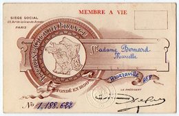 VP13.055 - PARIS 1973 - Carte Du Tourning Club De France - Mme Marcelle BERNARD à REIMS - Otros & Sin Clasificación