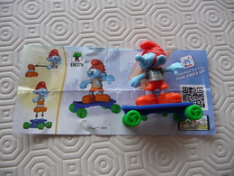 KINDER  2018  THE  SMURFS     N EN375  +  BPZ - Monoblocchi