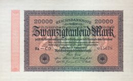 Germany 20.000 Mark, DEU-95b/Ro.84i (1923) - UNC - 20.000 Mark