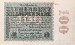 Germany 100.00.000 Mark, DEU-120d/Ro.106f (1923) - UNC - 100 Mio. Mark
