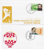 Cuba 1976  1977; 2x Chess Ajedrez - Covers & Documents