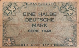 Germany West 1/2 Mark, WBZ-1/Ro.230 (1948) - Fine - 1/2 Duitse Mark