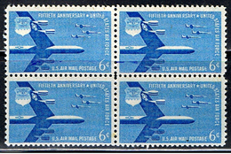 US 1644 // Y&T 49 X 4 // 1957 - 2b. 1941-1960 Nuevos