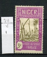 Niger 1939-40 Y&T N°74 - Michel N°58 * - 3c Puit - Nuevos